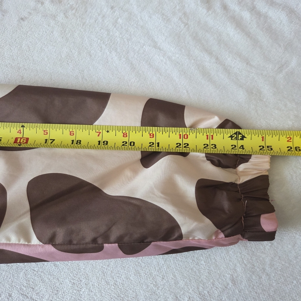 Members Only x‎ Nickelodeon Rugrats Sherpa Lined Pink Brown Jacket Puffer Sz Med - Picture 11 of 11